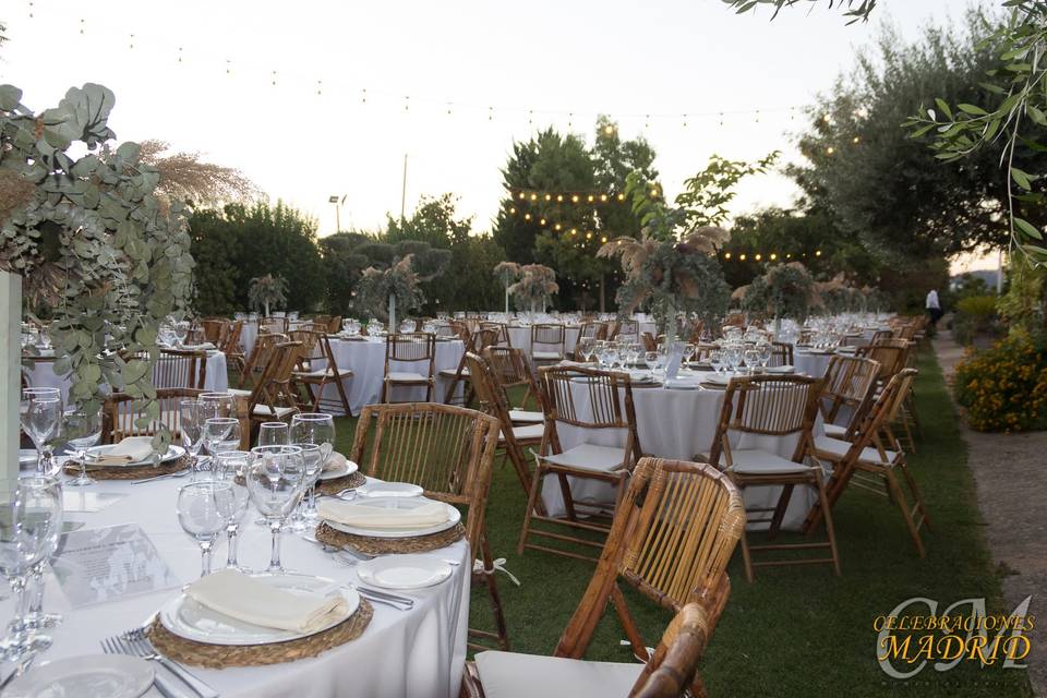 Boda en jardín