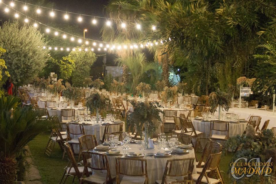 Boda en jardín