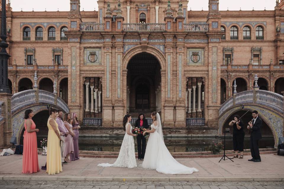 Ceremonia al aire libre