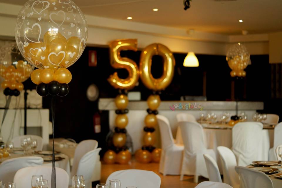 Decoración 50 años