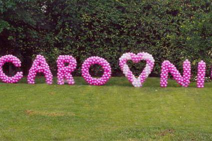 Nombres de novios en boda