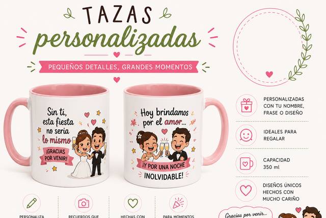 Tazas 350 ml Personalizadas