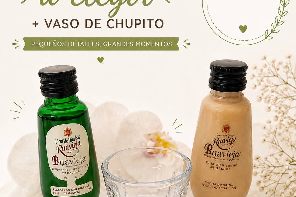 Pack Mini Licor+Chupito