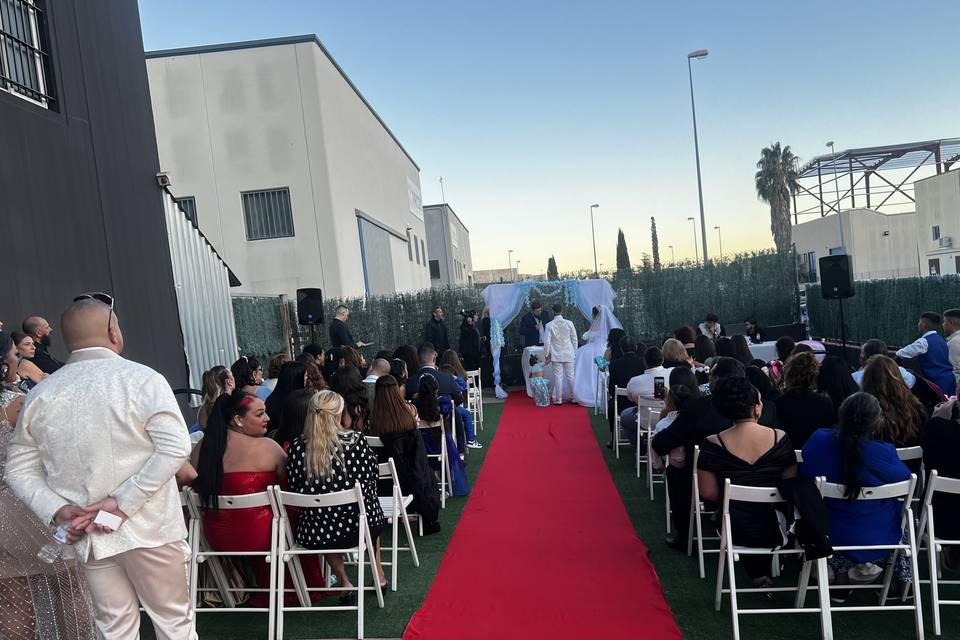 Terraza para ceremonia