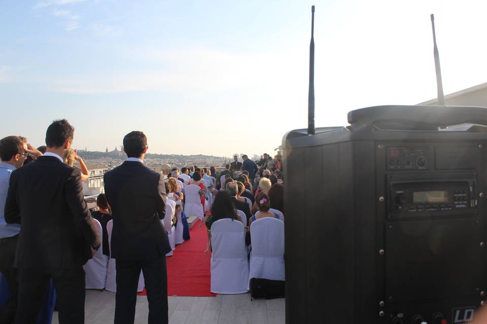 Ceremonia en el hotel palace