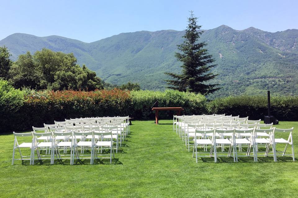 Ceremonia en mas martí (viladrau)