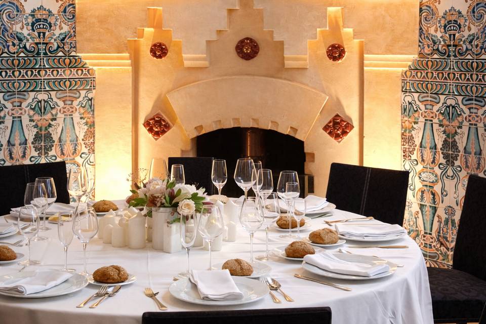 Banquete redonda interior