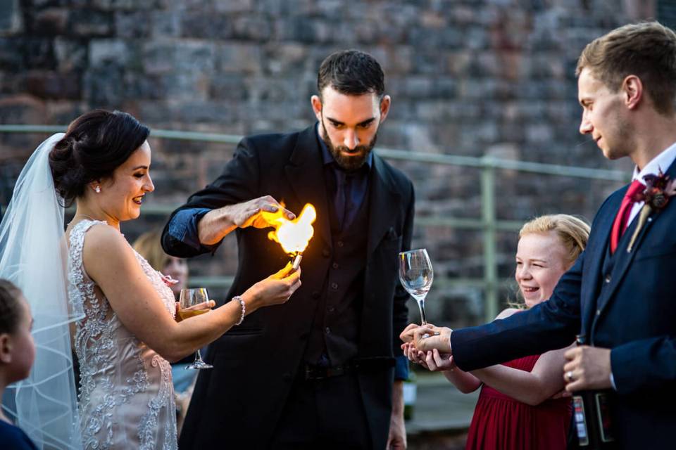 Magia cómica para bodas