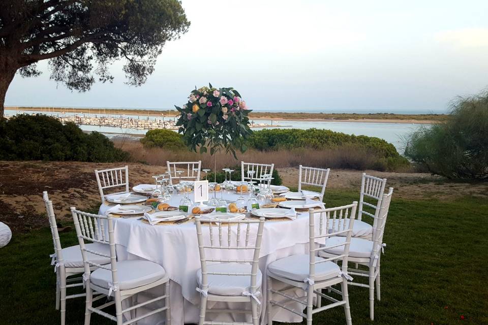 Banquete al aire libre