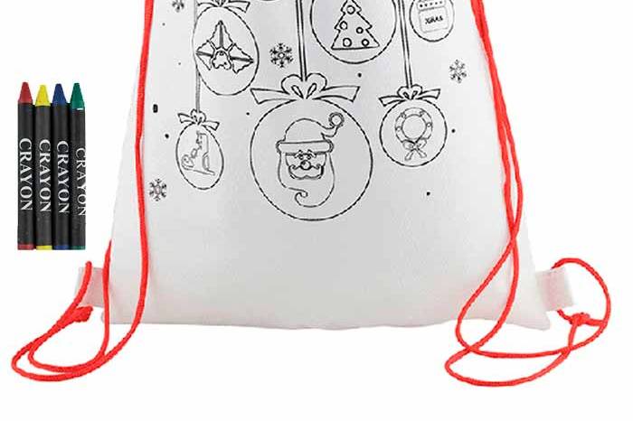 Mochila navidad con ceras