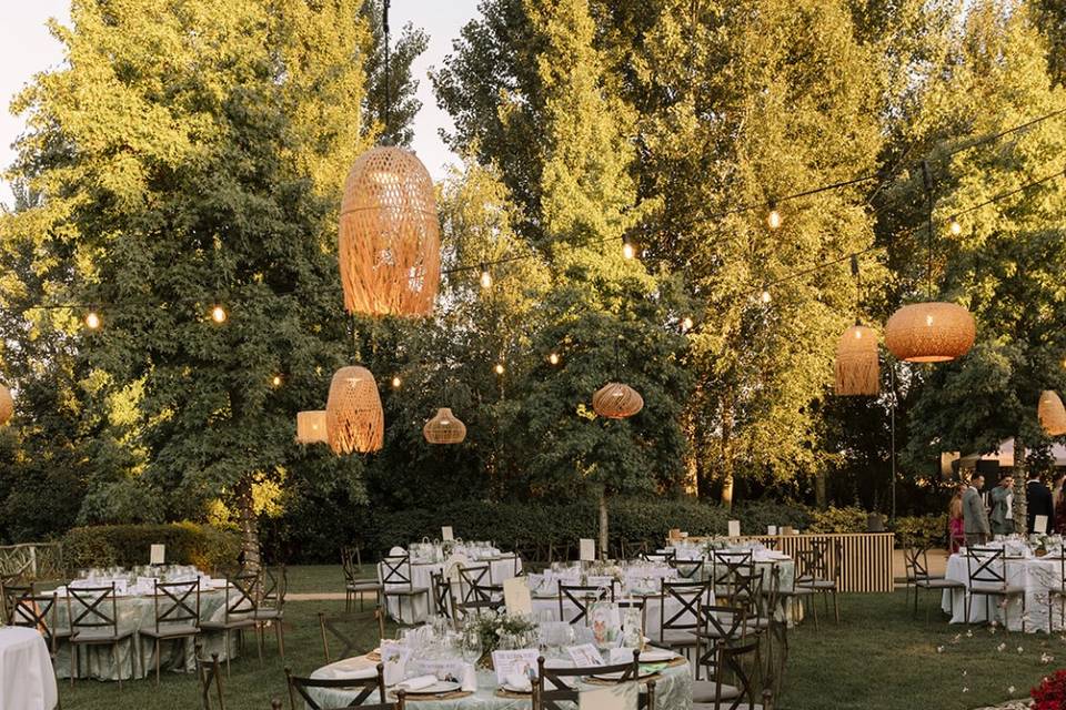 Banquete al aire libre