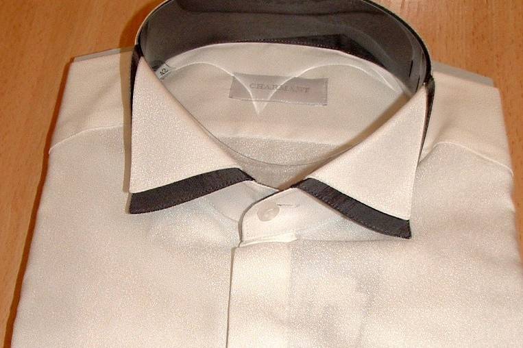 Camisa ceremonia doble cuello