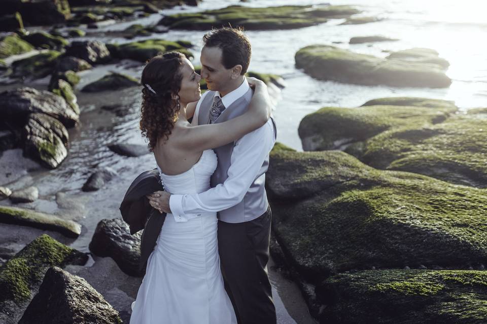 Postboda en la playa