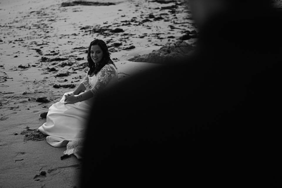 Postboda en la playa