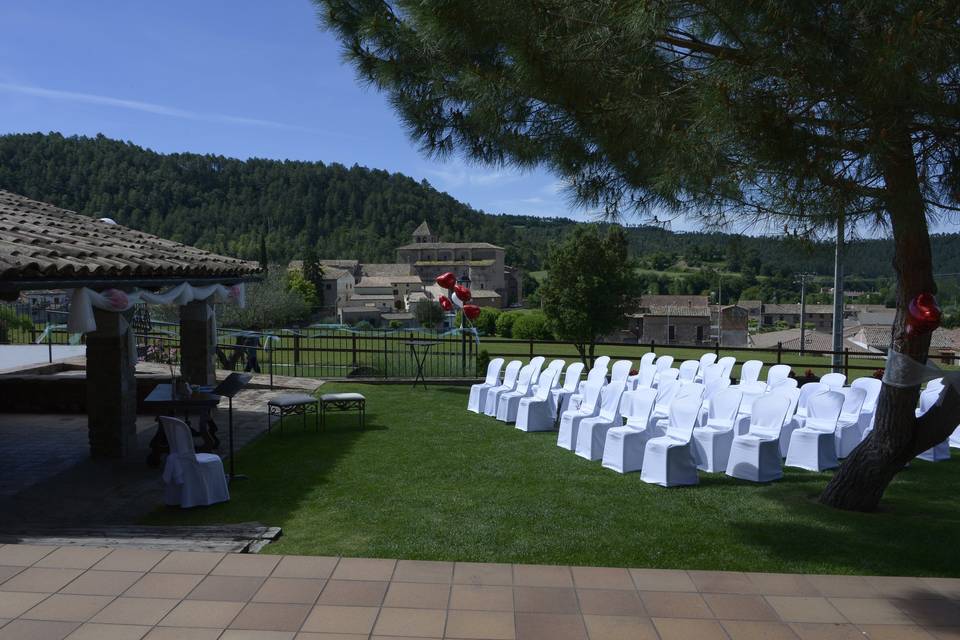 El escenario de la boda