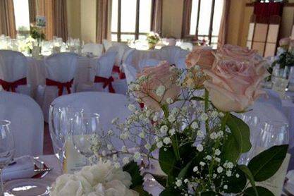 Banquete boda mesas