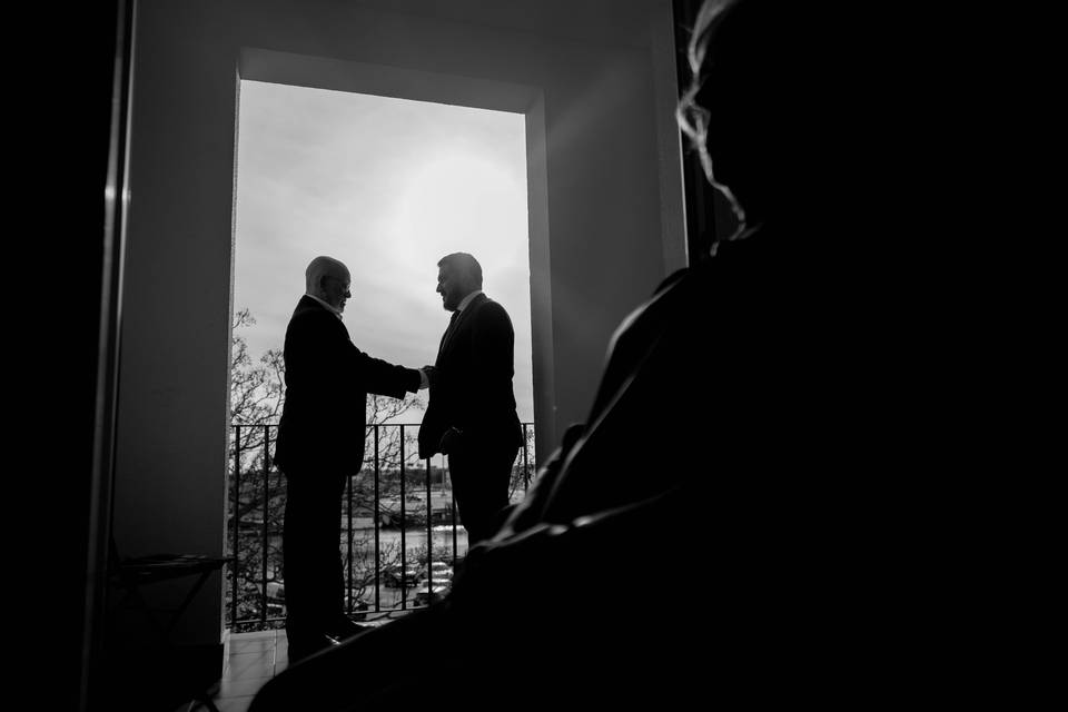 Preparativos del novio