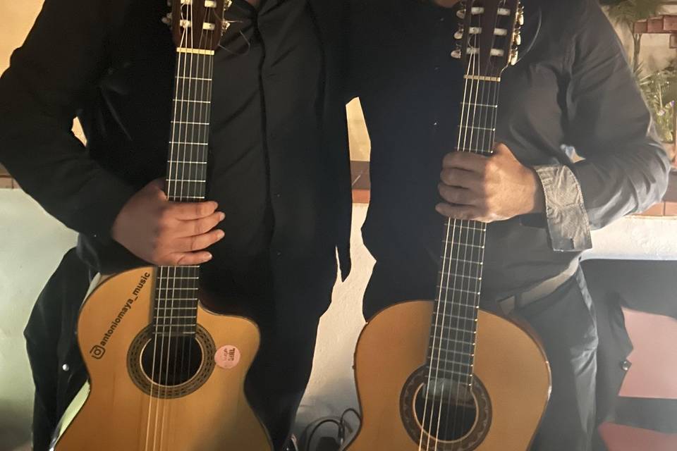 Duo de guitarra con elegancia