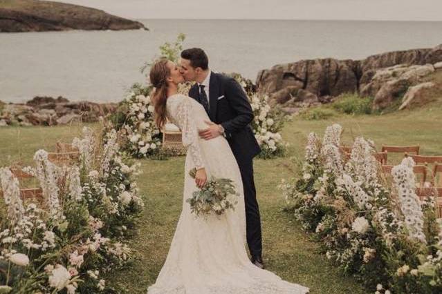 Boda con vistas al mar