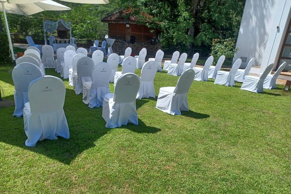 Jardín central ceremonia