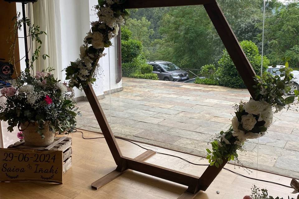 Decoración interior cristalera