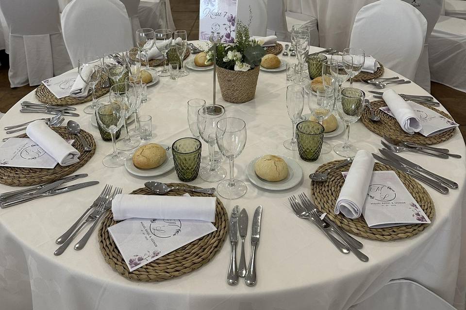 Organización de mesas