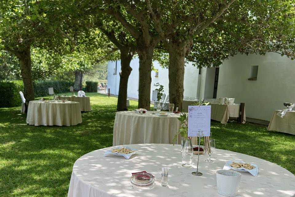 Lunch jardín lateral