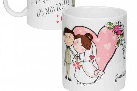 Detalle de tazas para invitado