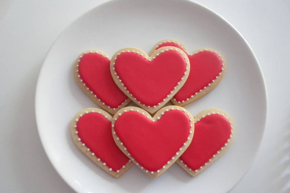 Galletas corazones