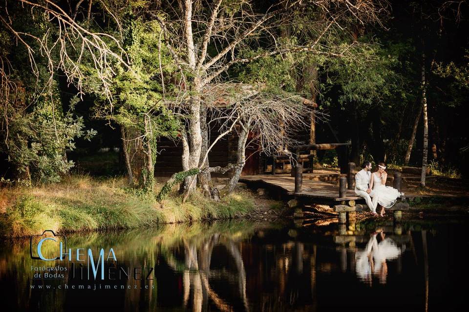 Postboda en el bosque finlades