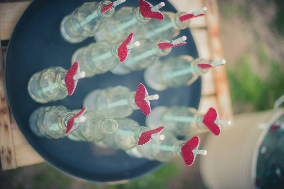 Detalles de boda rústica