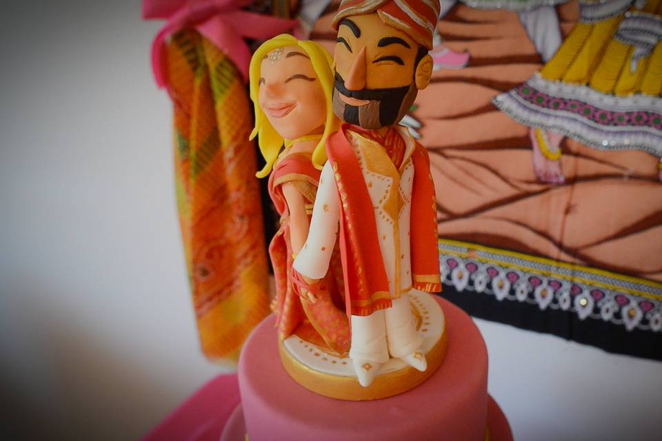 Detalle tarta hindú