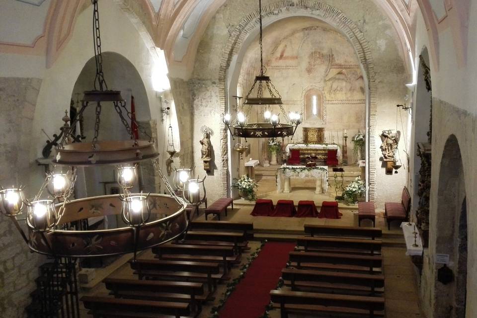 Interior de la iglesia
