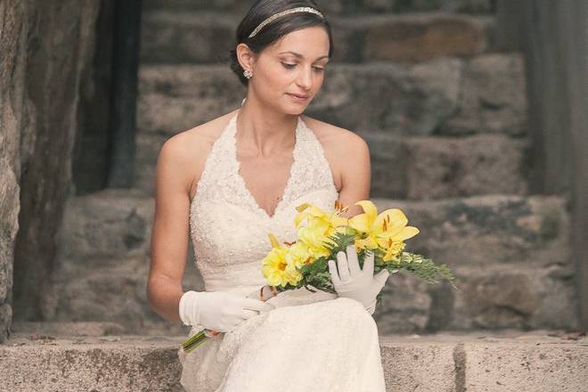 Novia en Besalú