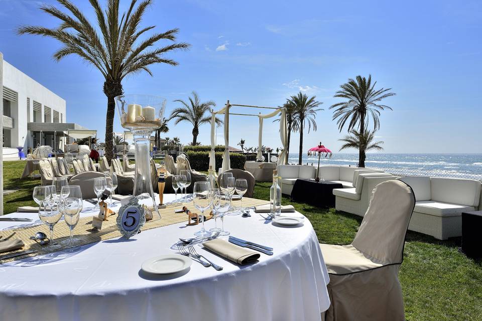 Catering en la playa