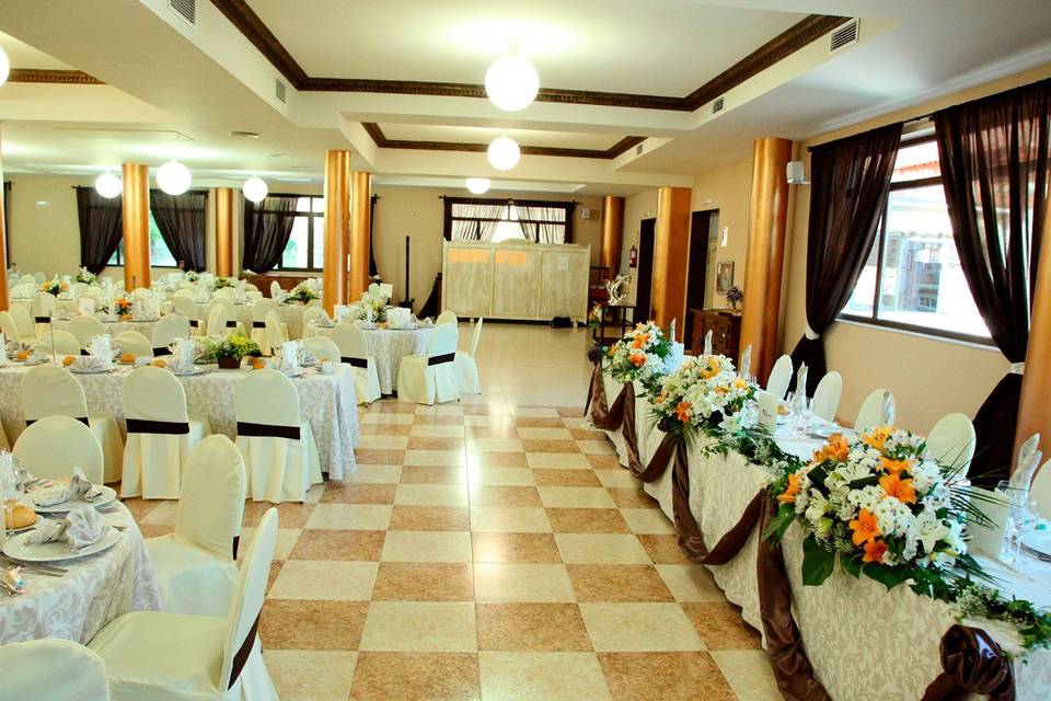 Salón para el banquete