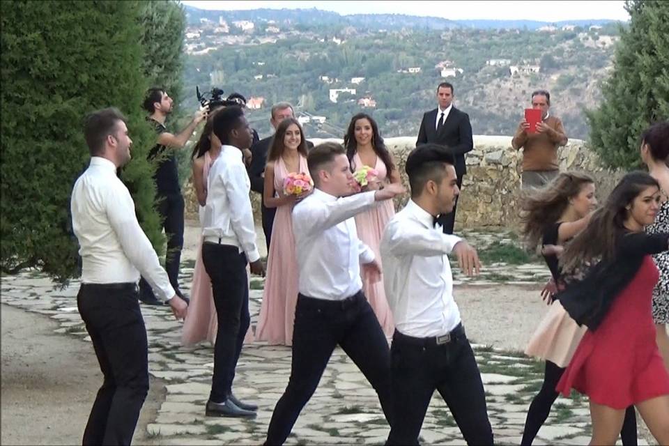 Flashmob de la novia