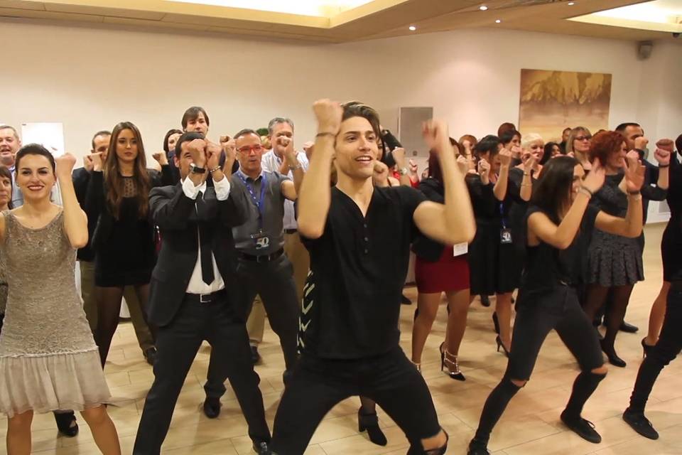 Flashmob en banquete