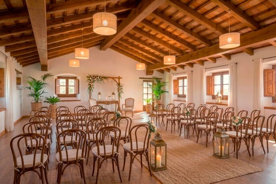 Celebración en el interior