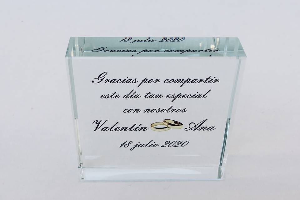 Cristal personalizado