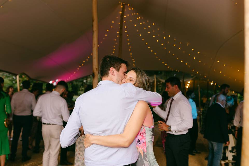 Carpa peque. Disco exterior.