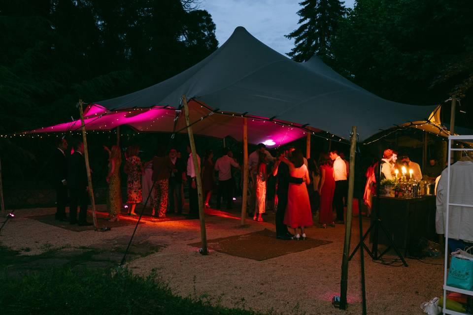 Carpa peque. Disco exterior.