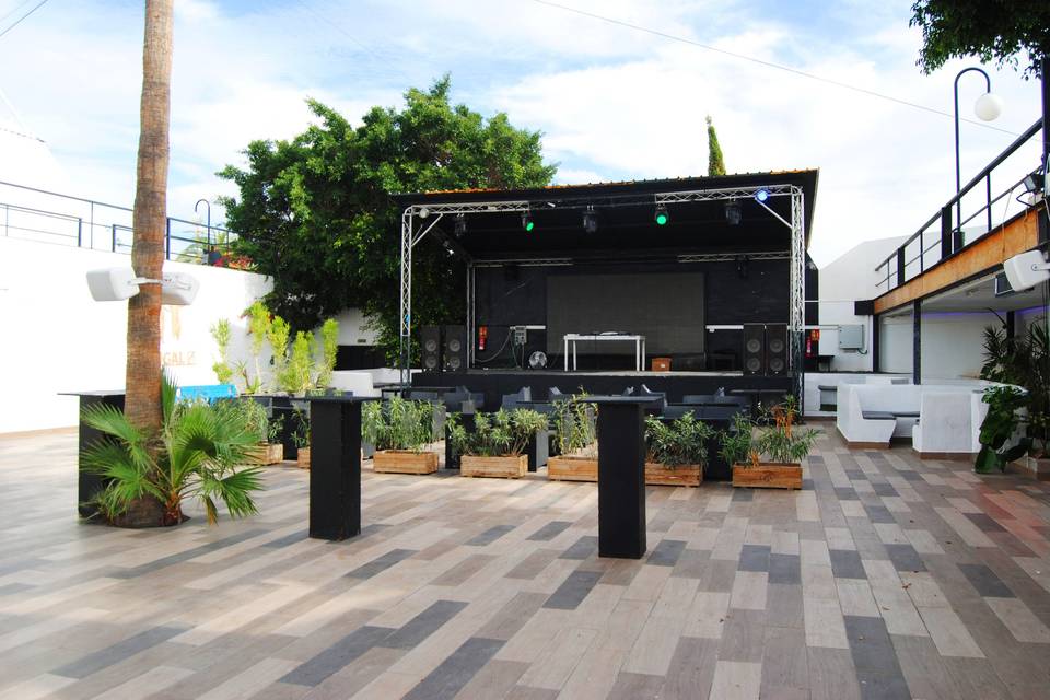 Escenario para eventos