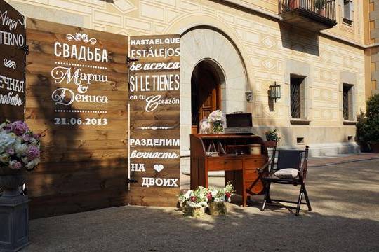 Detalle de una boda rusa