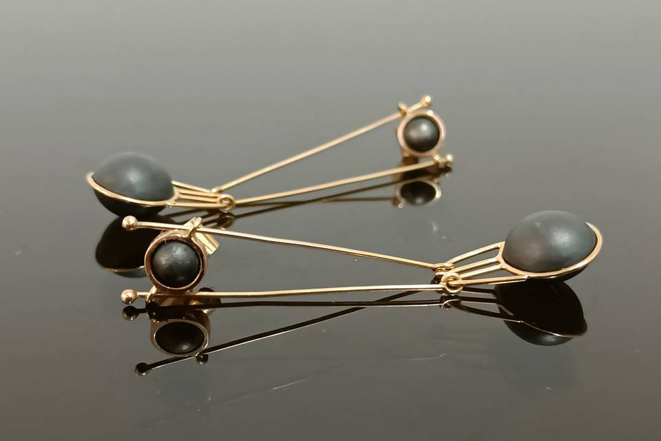 Pendientes oro y plata