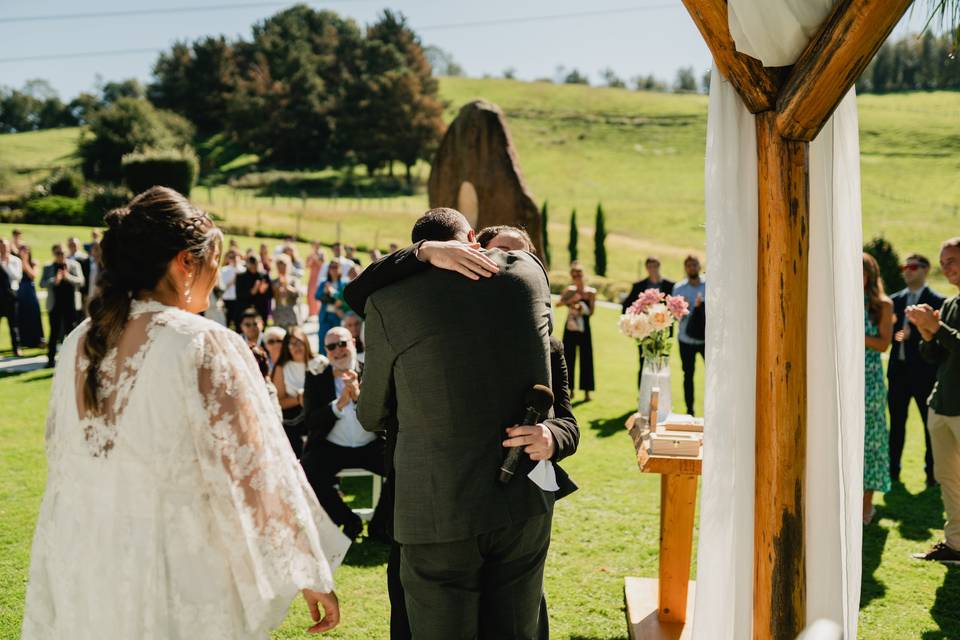 Ceremonia al aire libre