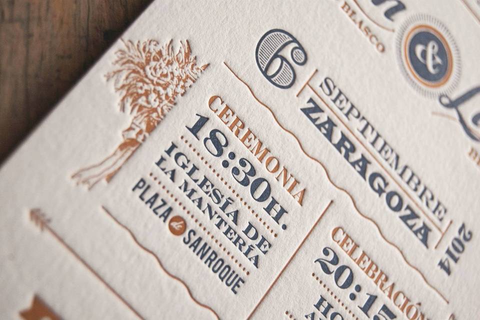 Invit. Letterpress