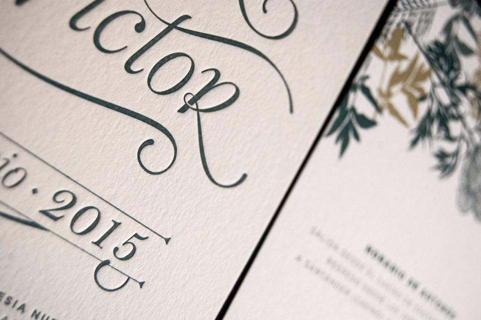 Invit. Letterpress