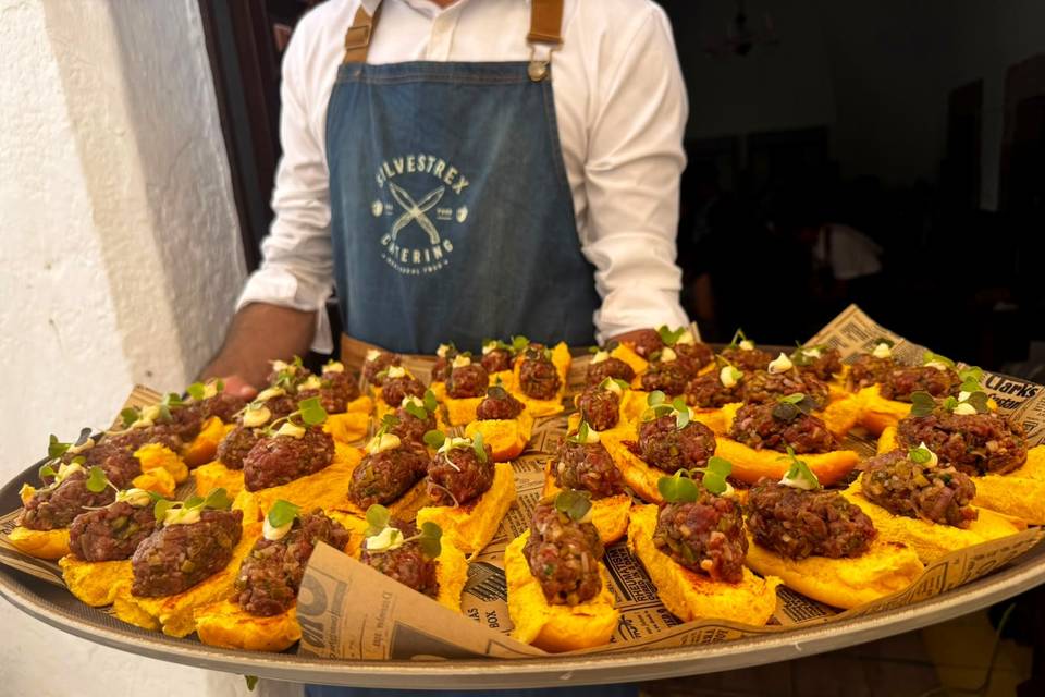 Tostas del cóctel