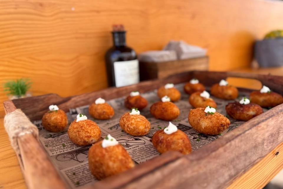 Croquetas para el cóctel